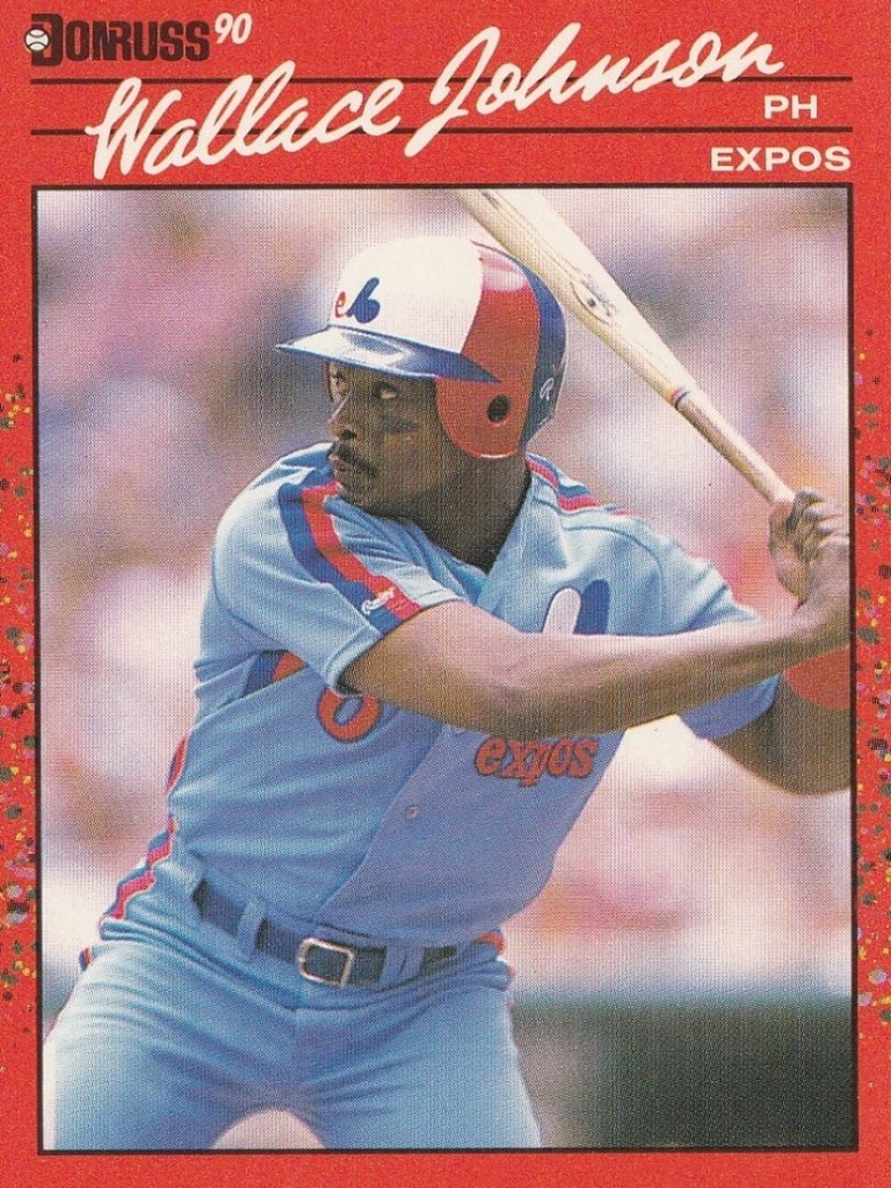 Wallace Johnson - Donruss '90 Baseball Card